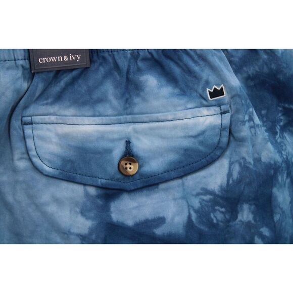 CROWN & IVY MOTION FLEX XXL 6" INSEAM HARBOR NAVY NWT - Picture 7 of 8